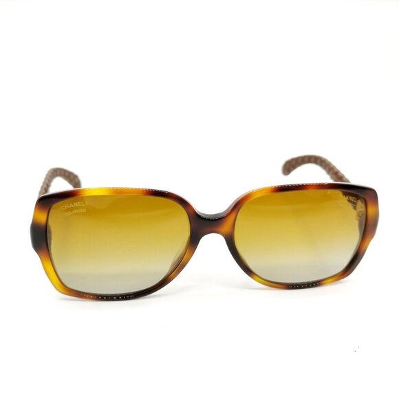 100% Authentic Chanel Sunglasses 5289-Q-A Cocomark Matrasse Unisex Browns - Picture 2 of 10